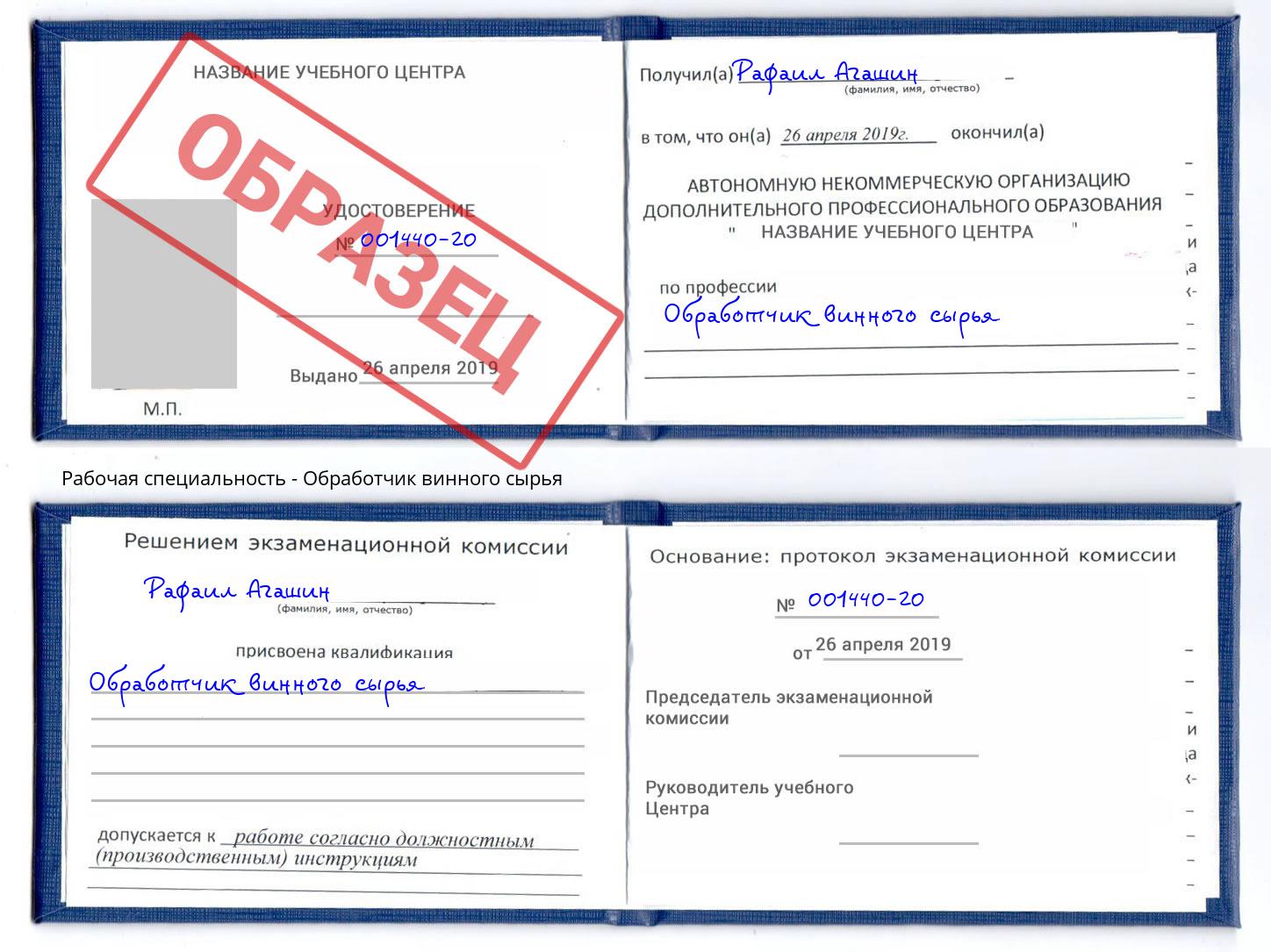 Обработчик винного сырья Щёкино