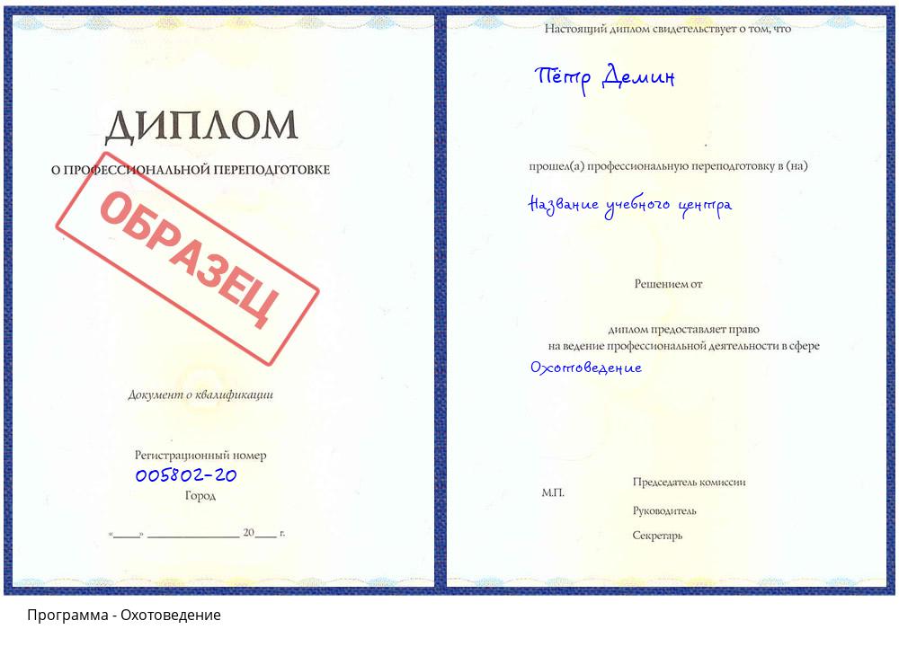 Охотоведение Щёкино